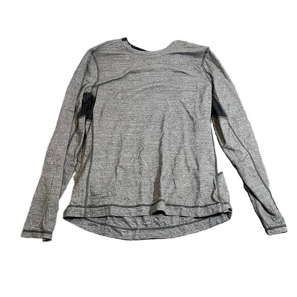 Men's Lululemon Surge‎ Warm Crew *Silver, HDS Grey/Gray, Size L Long Sleeve - Picture 1 of 7